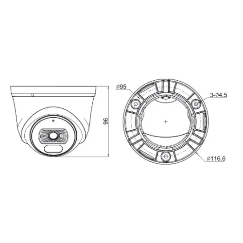 TC-C34XN Spec:I3W/E/Y/2.8mm/V4.2 Tiandy