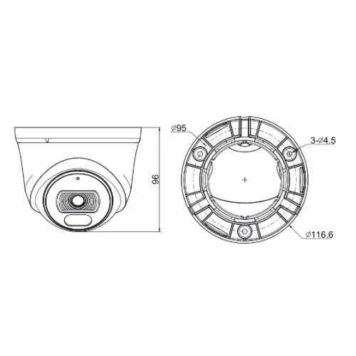 TC-C34XN Spec:I3/E/Y/2.8mm/V5.0 Tiandy