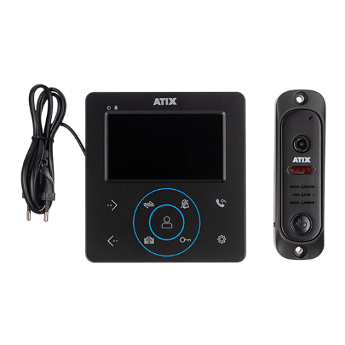 Комплект домофонии AT-I-K410C/T Black