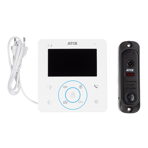 Комплект домофонии AT-I-K410C/T White