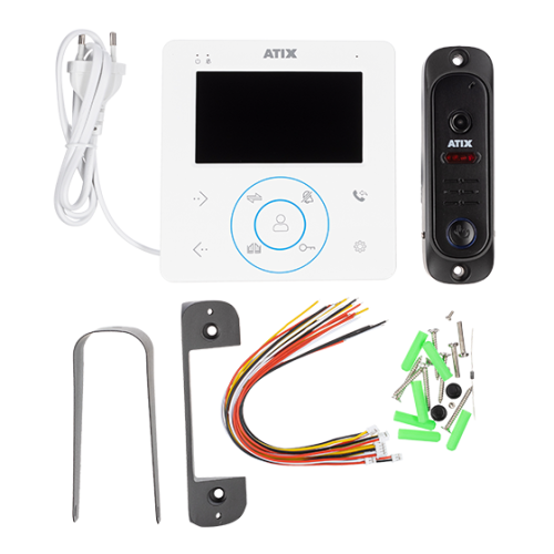 Комплект домофонии AT-I-K410C/T White