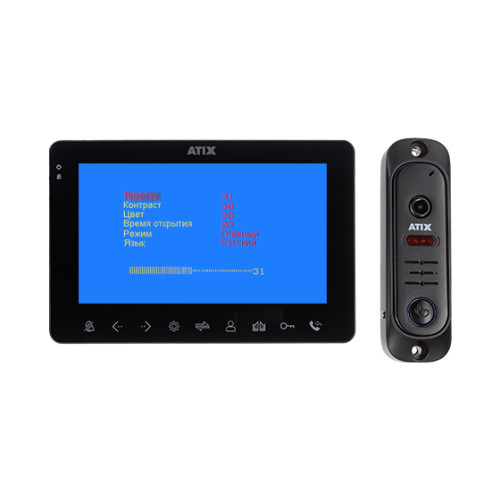 Комплект домофонии AT-I-K710C/T Black
