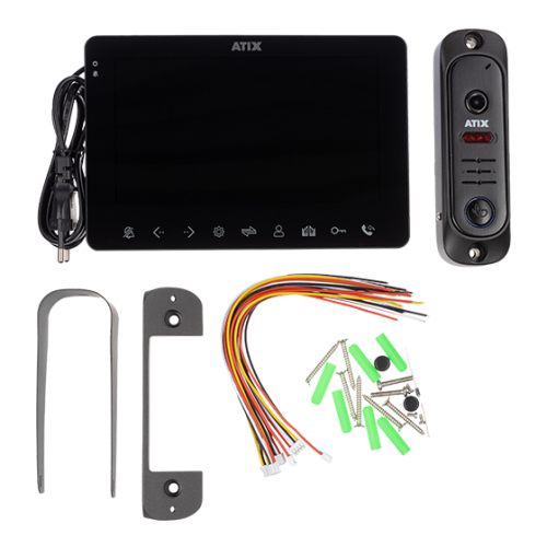 Комплект домофонии AT-I-K710C/T Black