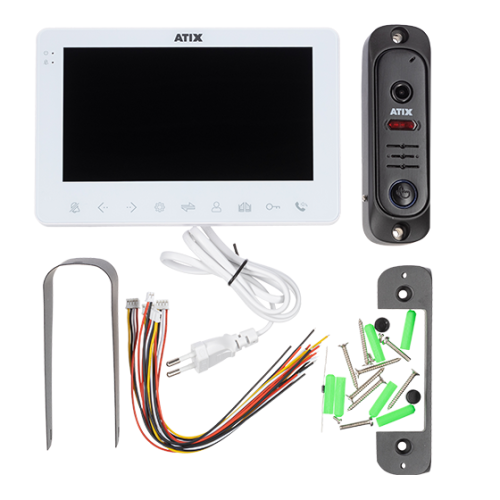 Комплект домофонии AT-I-K710C/T White