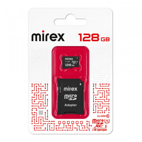 Карта памяти MicroSDXC MIREX 128GB