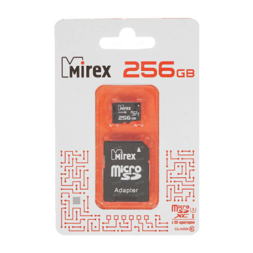 Карта памяти MicroSDXC MIREX 256GB